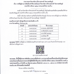 ประกาศ รายชื่อผู้ผ่านการคัดเลือกเข้าศึกษาต่อในมหาวิทยาลัยการกีฬาแห่งชาติ วิทยาเขตชัยภูมิ ประจำปีการศึกษา 2569